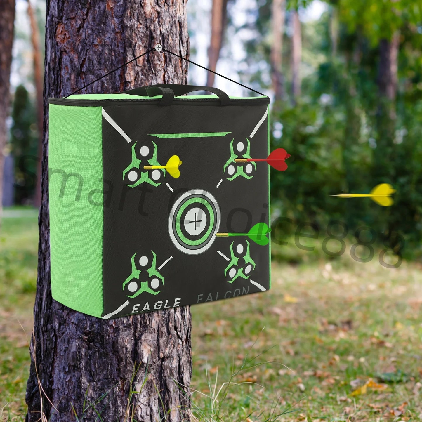 Archery Target Bag Portable Bow Target Water Resistant Archery Targets Refillable w/ Carrying Handle Training Accessories