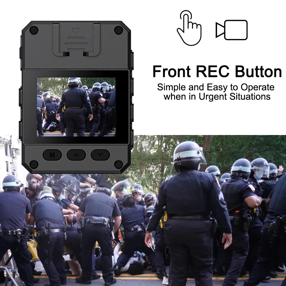 Full 4K HD Body Worn Camera Portable Law Enforcement Recorder Camera Mini Digital Night Vision Bodycam