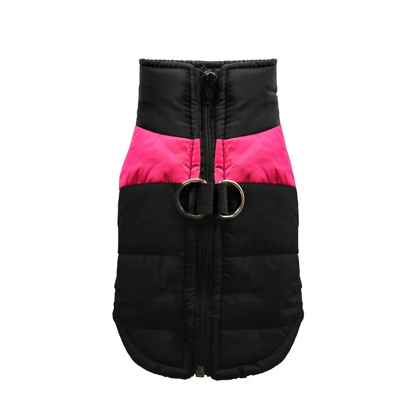 NONECN Waterproof Warm Dog Coat Padded Zipper Jacket For Dogs