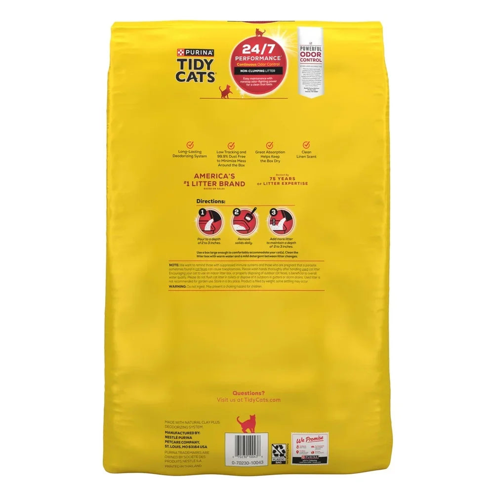 Non Clumping Cat Litter 24 Seven Multi Cat Odor Control