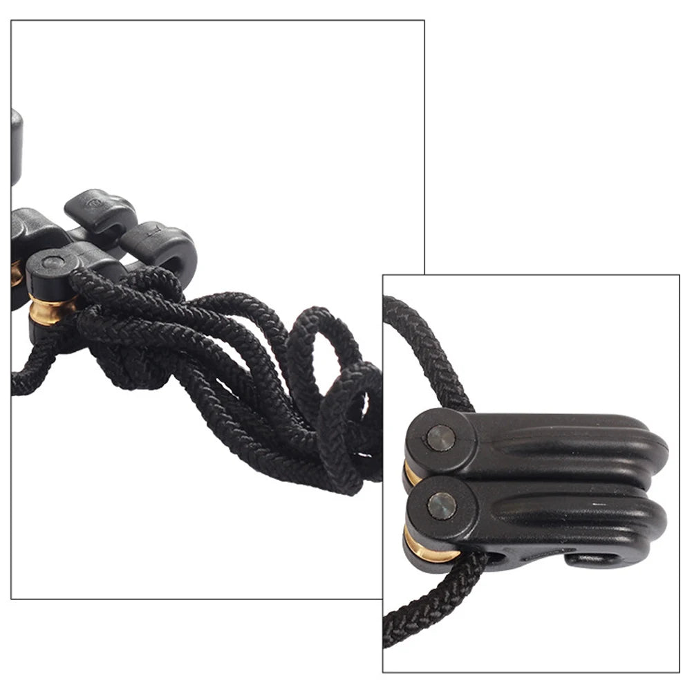 Crossbows Cocking Device Cocking Aid Heavy Duty Double Handle Strings Cocking Tool Braided Rope Crossbows Cocker for Hunting