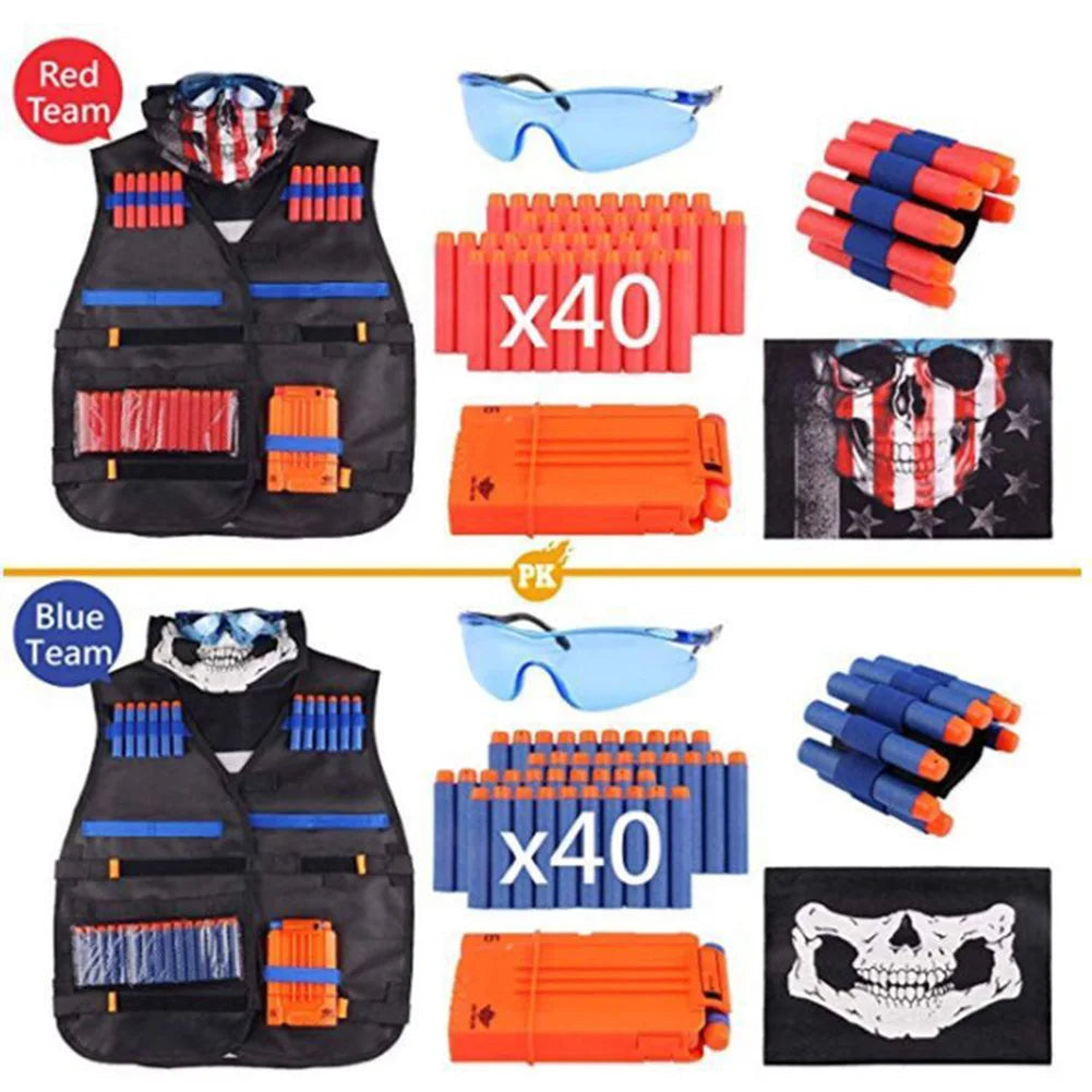 NONECN Kids Vest Kit for Nerf Undershirt Holder Magazine Organizer