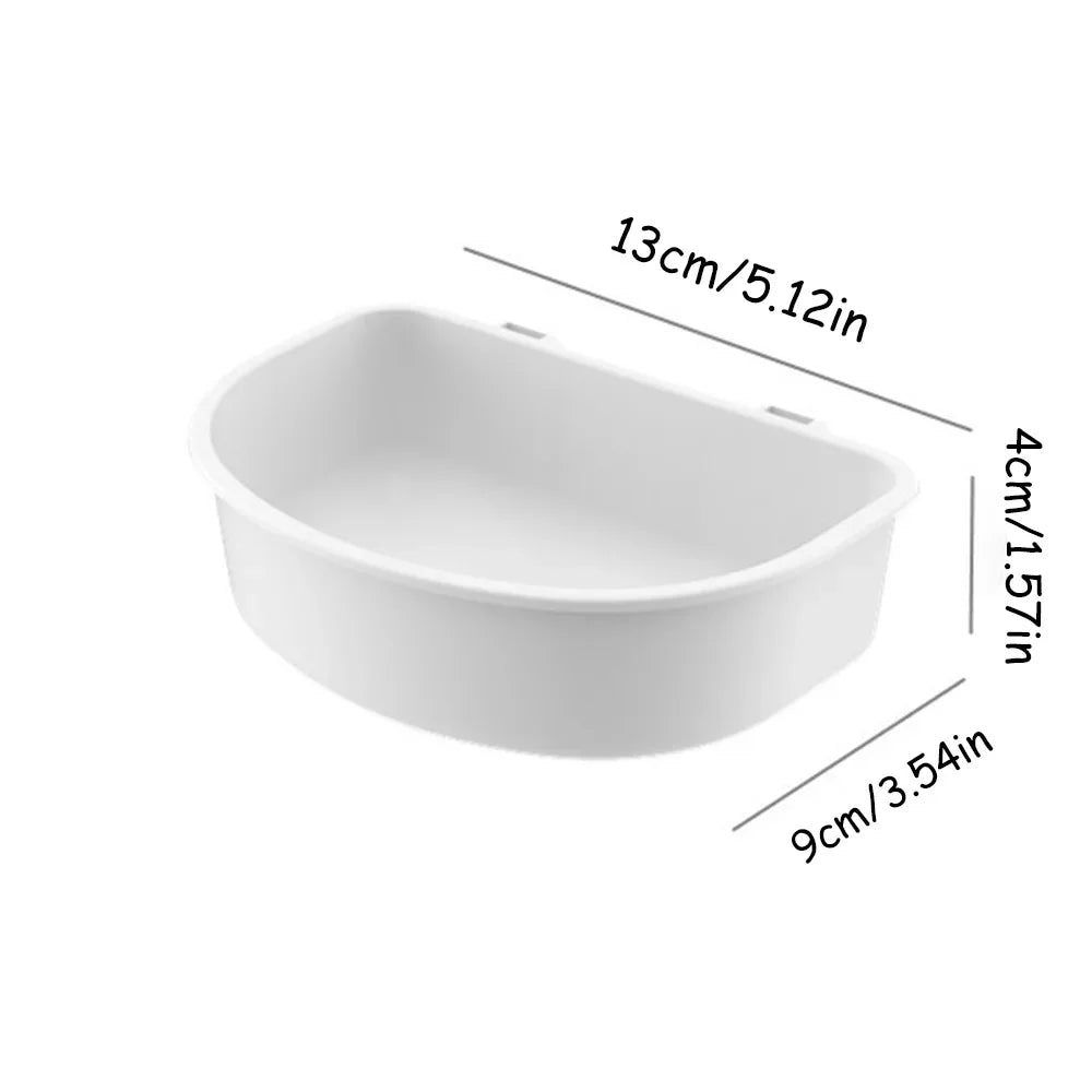 Hanging Pet Bowl For Crates Airline Carriers Anti Spill Feeding