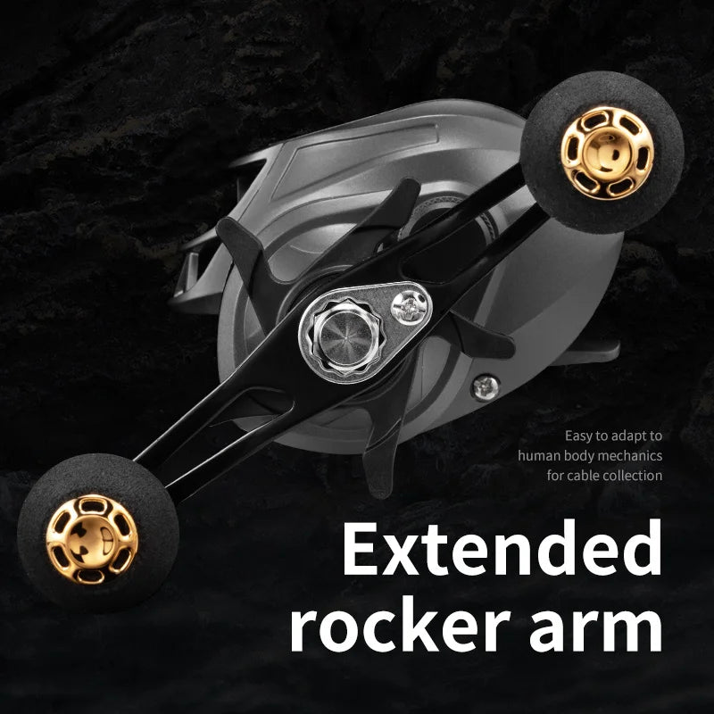 J-BARZILLA AK Baitcasting Reel 7.2:1 High Speed Saltwater