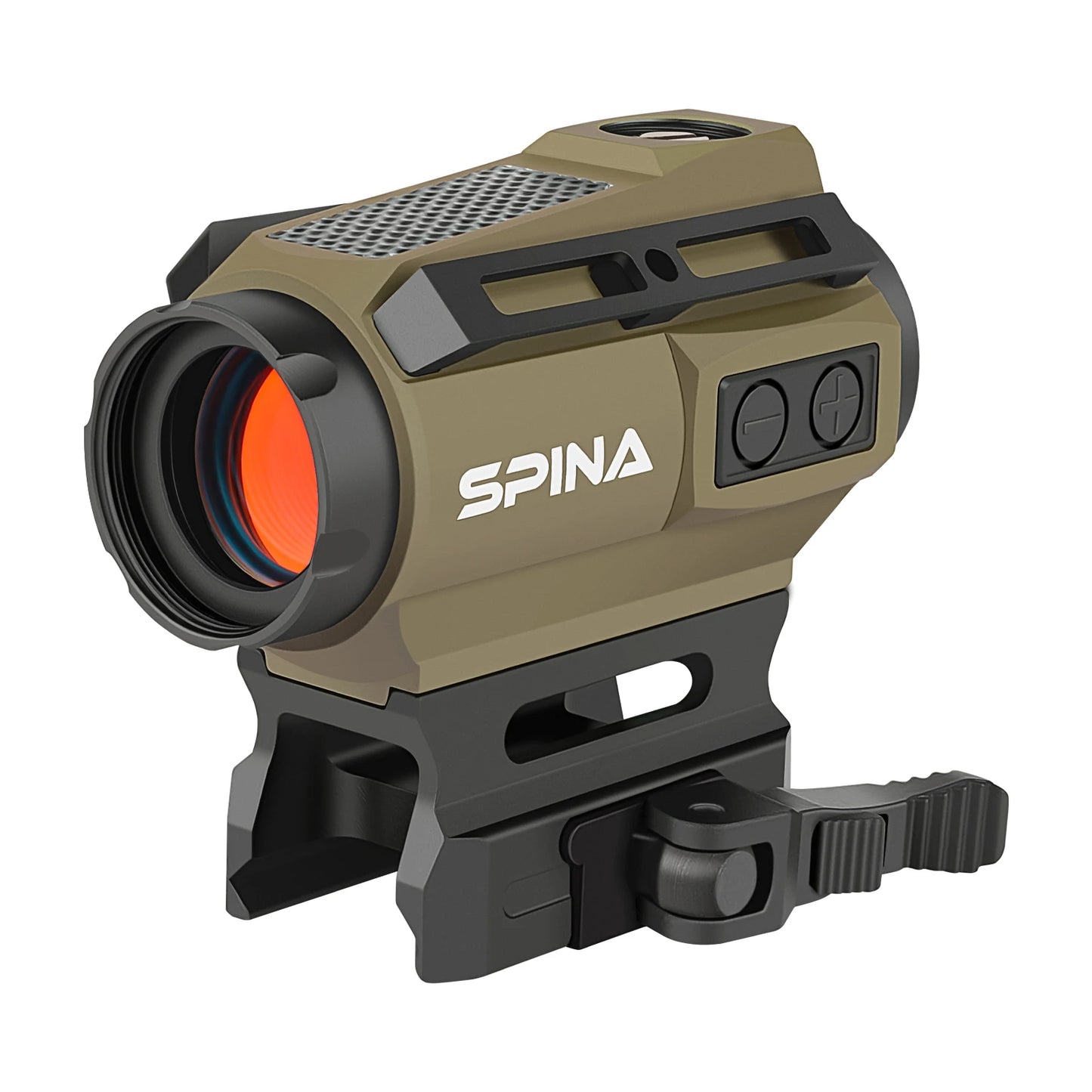 SPINA OPTICS HD 1x20 Solar Energy Red Dot Two Transformation Point Scope Sight Hunting QD Mount AR CQB .223 5.56 .308 7.62