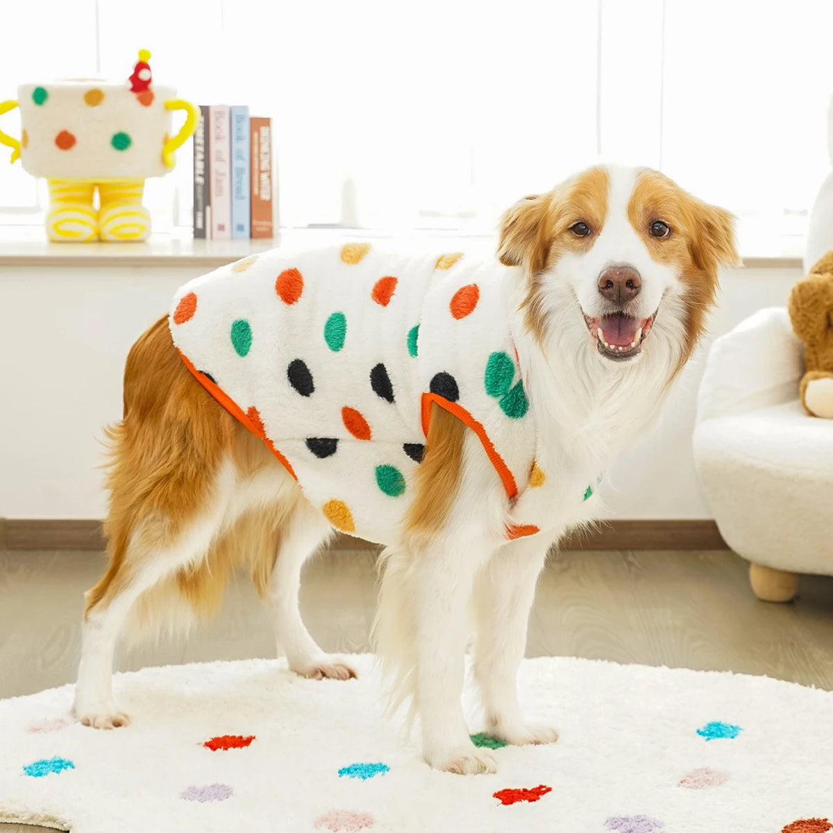 Cute Fleece Puppy Jacket For Dogs Autumn Winter Coat