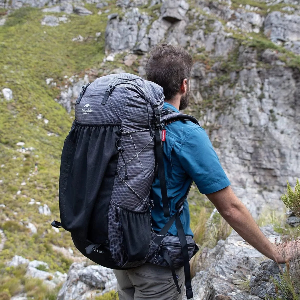 Naturehike Weatherproof Mountain Backpack For Exhaustive Hiking Travel Rain Cover