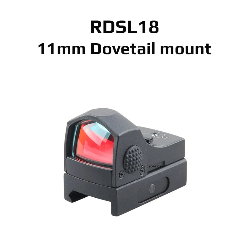 VictOptics 1x17x22 Red Dot Sight | 3.5MOA&6-Level Dot | Compatible With Docter Footprint | Weaver&Dovetail Mount | Lightweight
