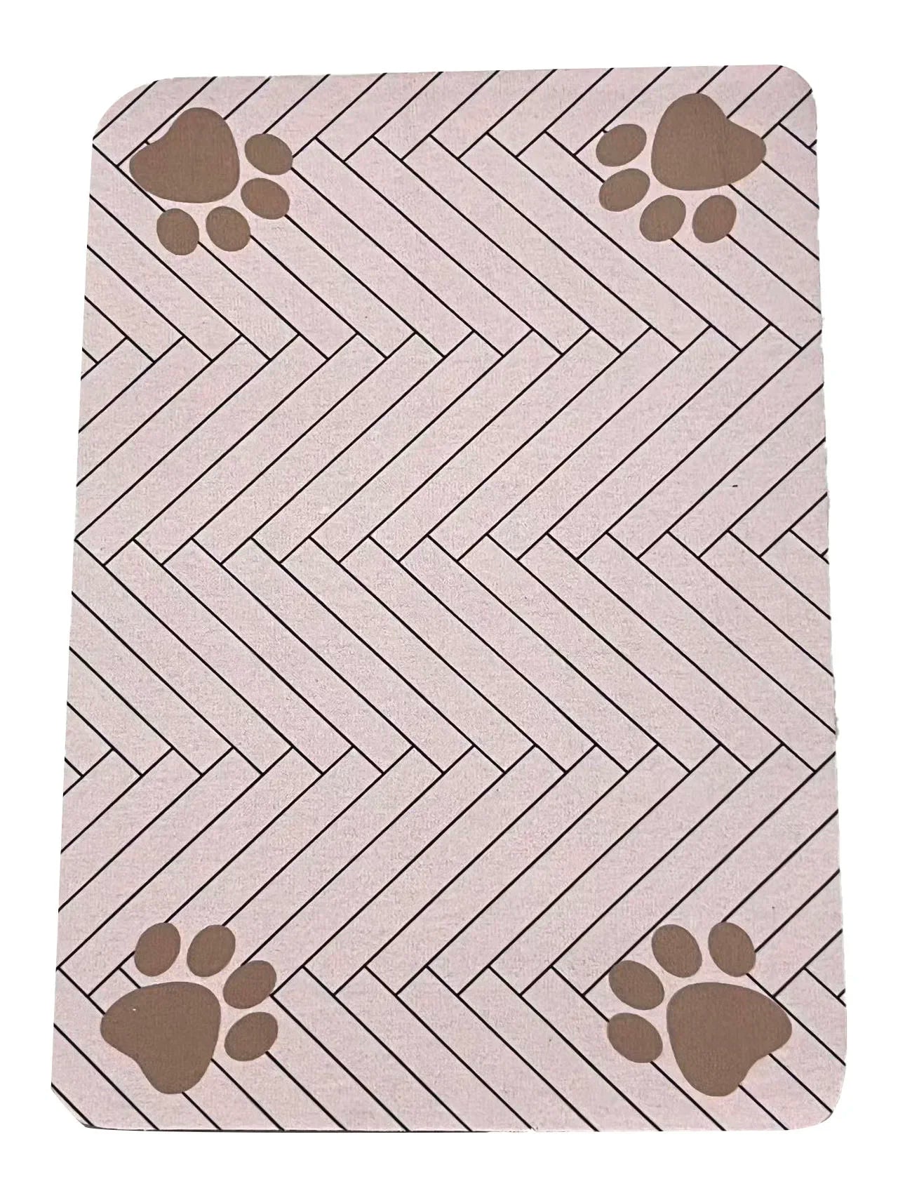 Pet Feeding Mat Waterproof Placemat With Quick Dry Rubber Backing