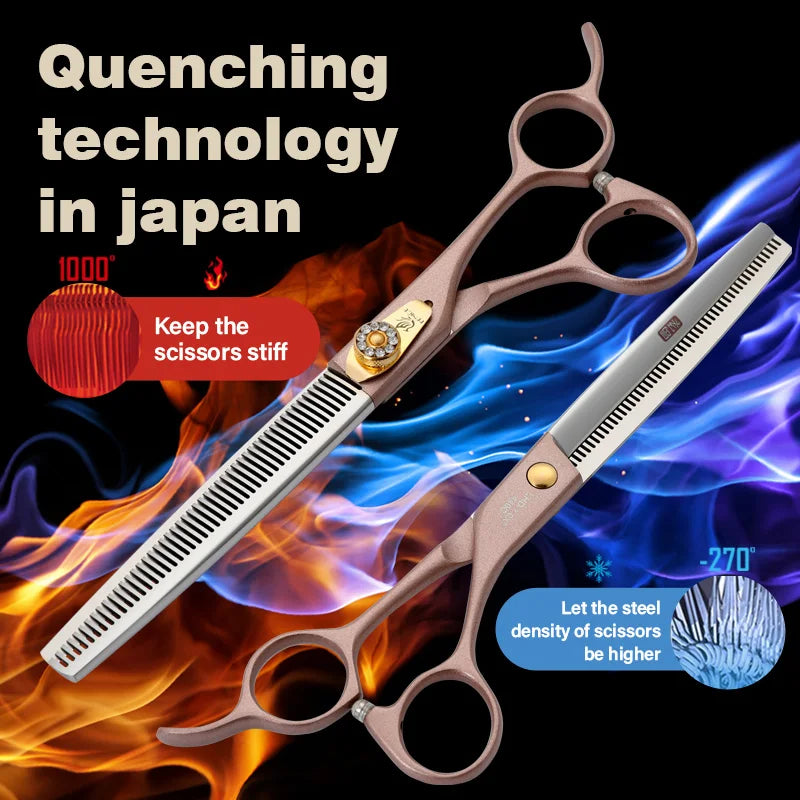 Fenice JP440C Thinning Scissors For Pet Grooming 35 Percent Thinning