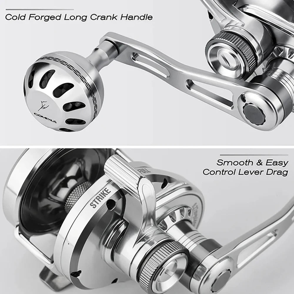 Gomexus LS20 Slow Pitch Jigging Reel Lever Drag Right Hand