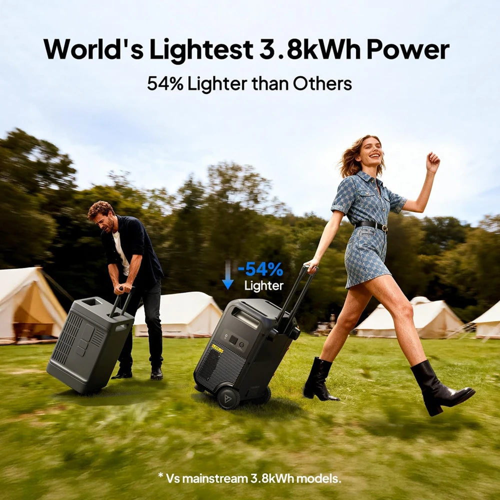 BLUETTI Elite 400 Portable Power Station | 3840Wh 2600W High Capacity Solar Generator for Home Backup Outdoor Camping RV Travel