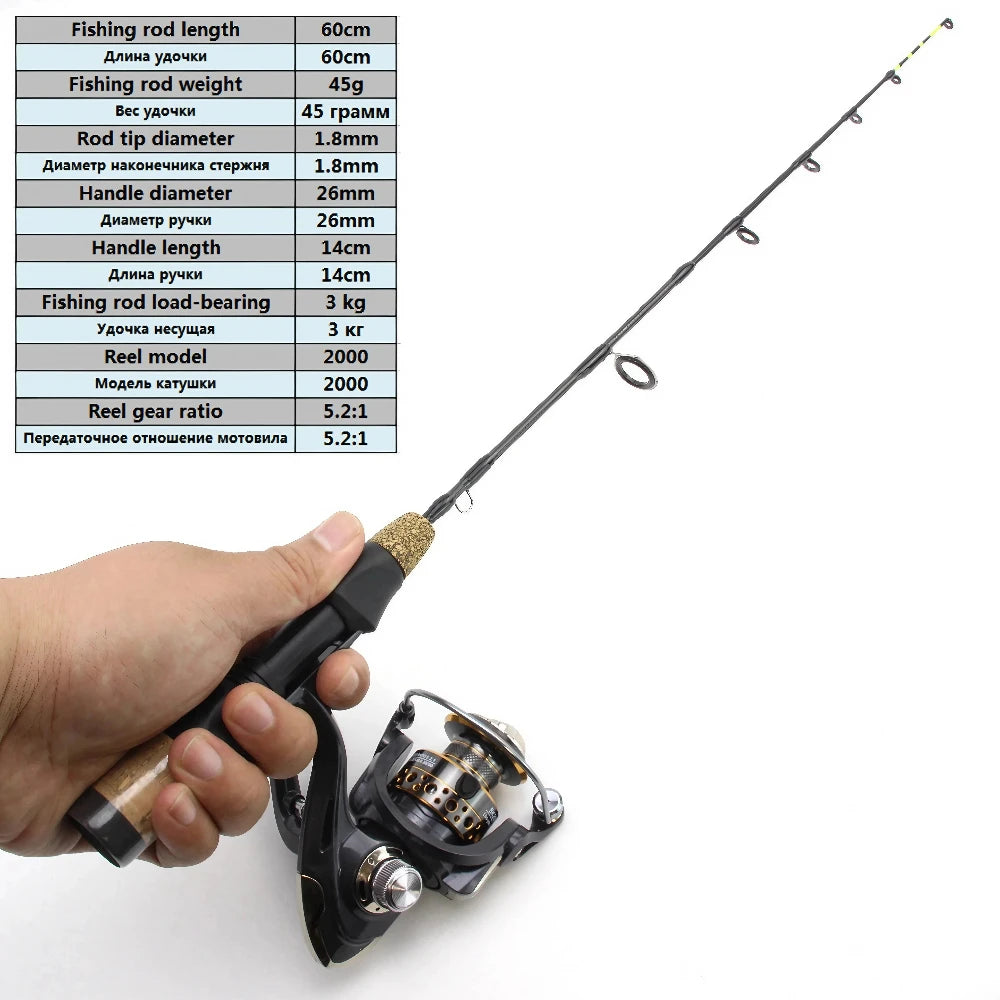 Carbon Fiber Multi Function Fishing Rod Spinning Lightweight