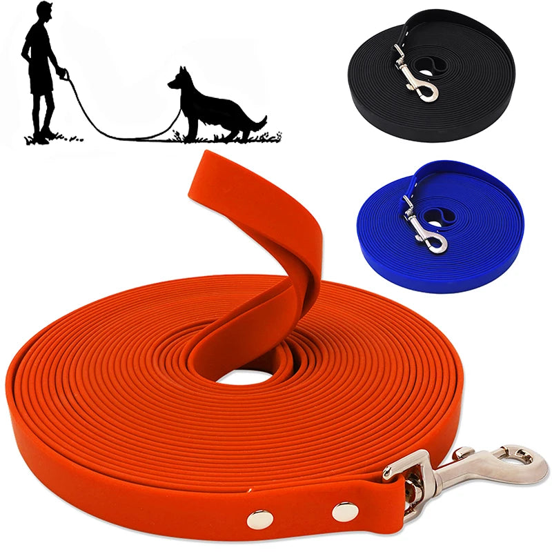 WaterproofDogLeashWithAbrasionResistantPVCRopeForOutdoorWalkingAndTrainingLongLastingQuality