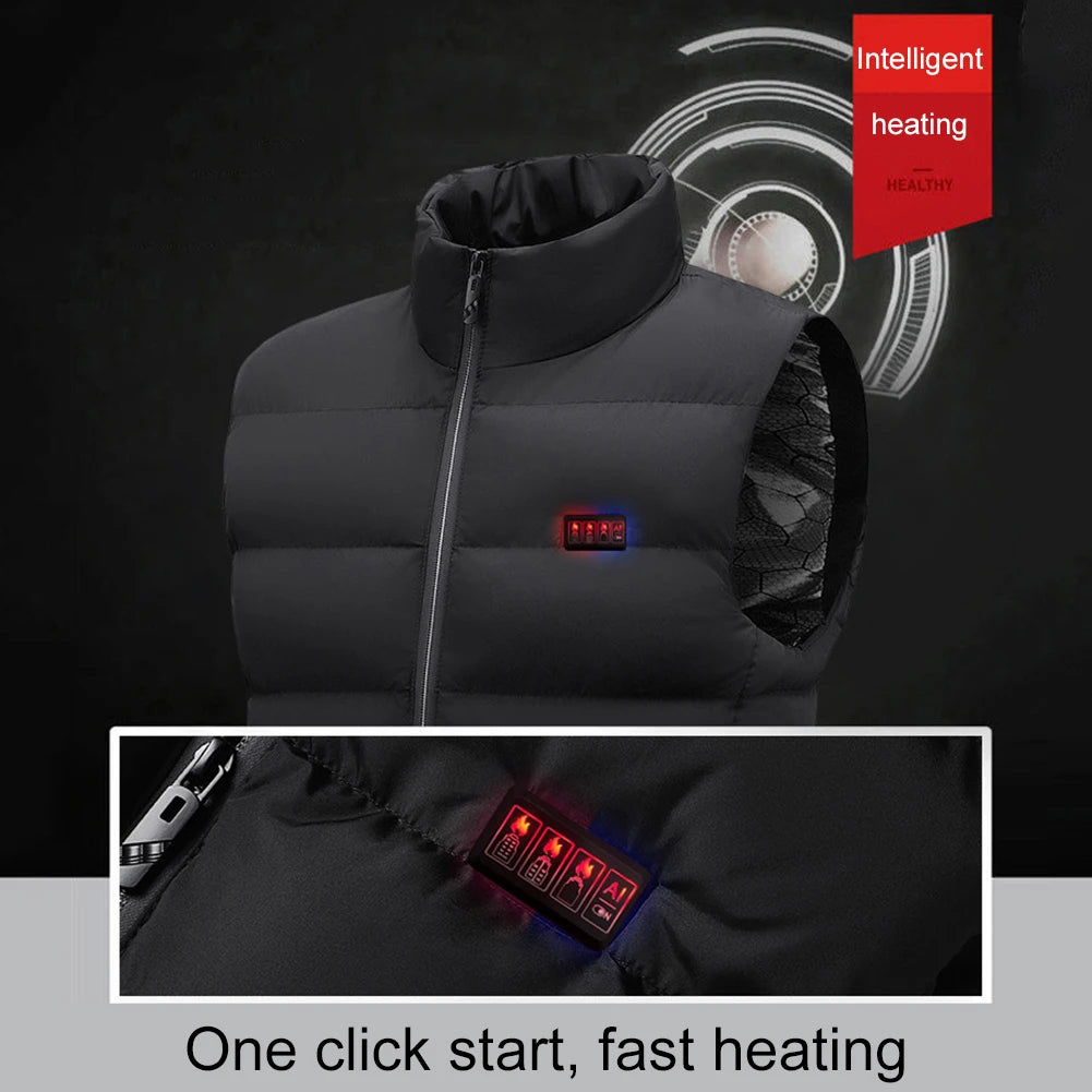 Shunmaii AllSeasonThermalProtection TwentyThreeZoneThermal Heated Vest Men Women USB Charging