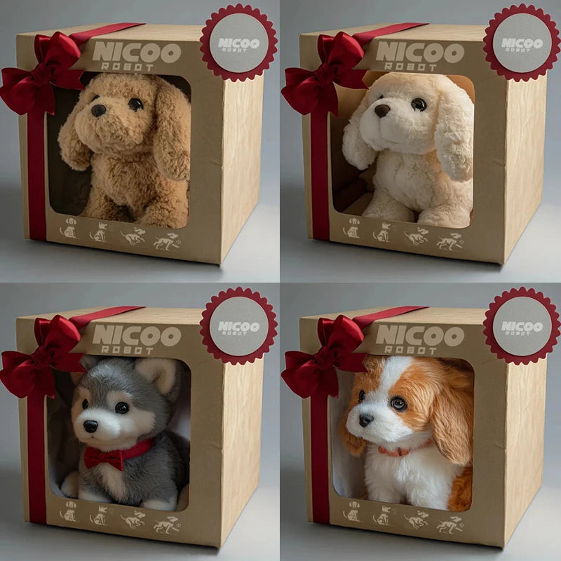 Robot Puppy Interactive Realistic Robotic AI Pet Dog Toy