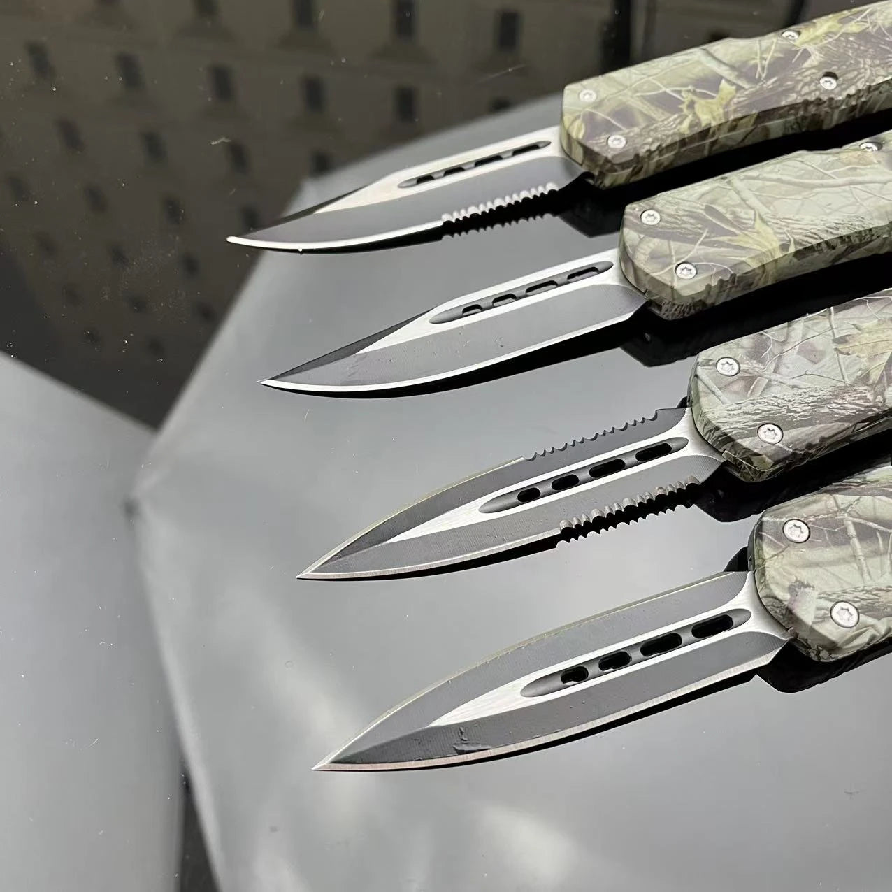 Camouflage A07 Outdoor Pocket Knife Hunting Self Defense Combat Folder Multi-function Wilderness Survival Ultra-sharp Knife