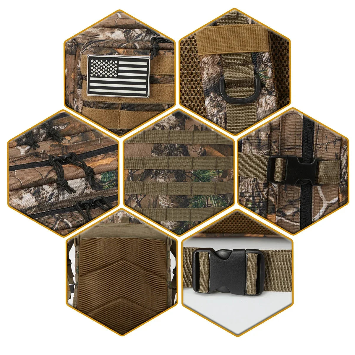 ReFire Gear Hunting Tactical Backpack Large Capacity For Hiking Trekking Camping Day Trips