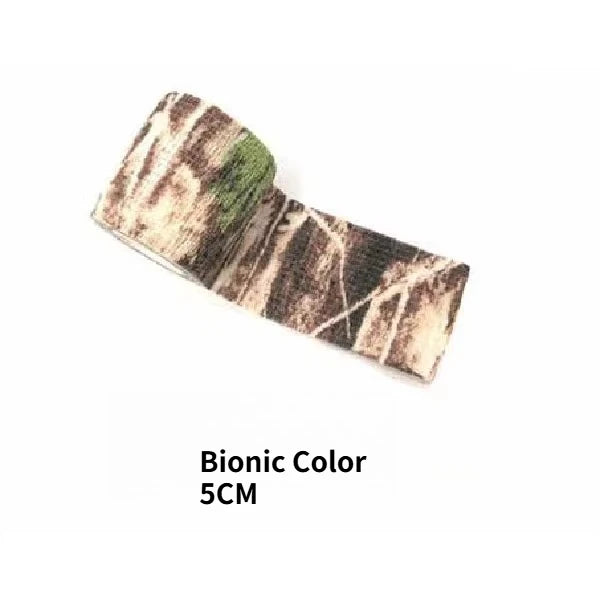 4.5M Hunt Disguise Elastoplast Camouflage Elastic Wrap Tape Self Adhesive Sports Protector Ankle Knee Finger Arm Bandage