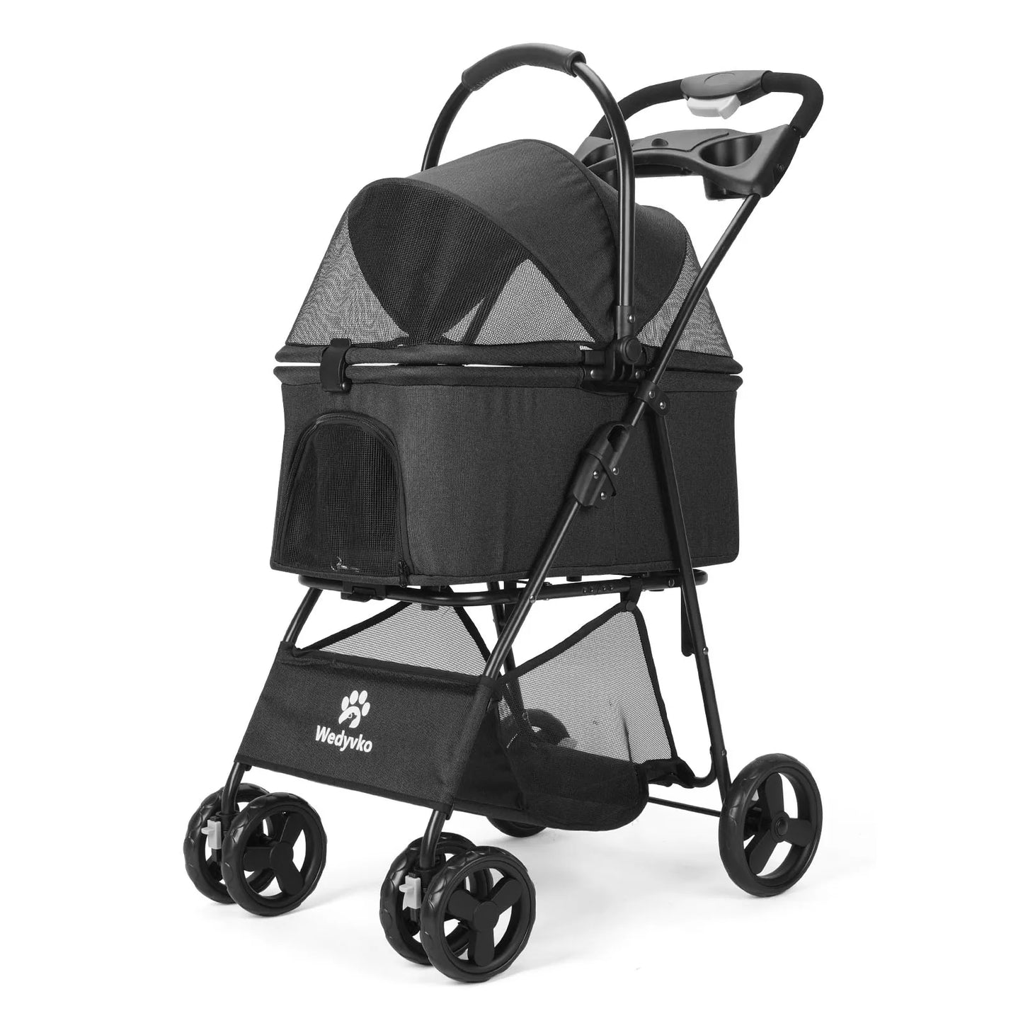 3 In 1 Pet Stroller With Removable Carrier All Terrain