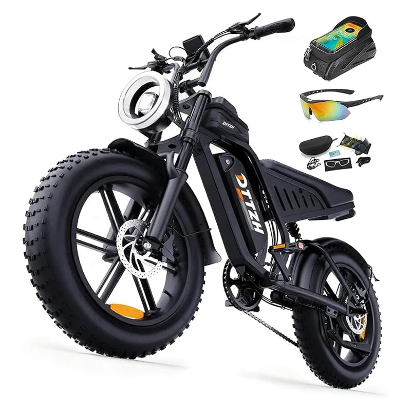 F6 Elektryczny Motocykl Rower Górski dla Dorosłych 48VMountain electric bike 1500W   NFC & Password  Unlock Electric Motorcycle