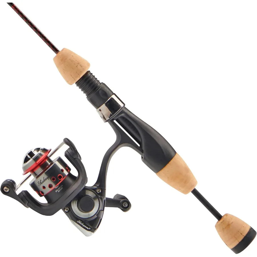 Elite Ice Spinning Reel and Fishing Rod Combo for Winter Ice Fishing Durable Lightweight Design with High Sensitivity