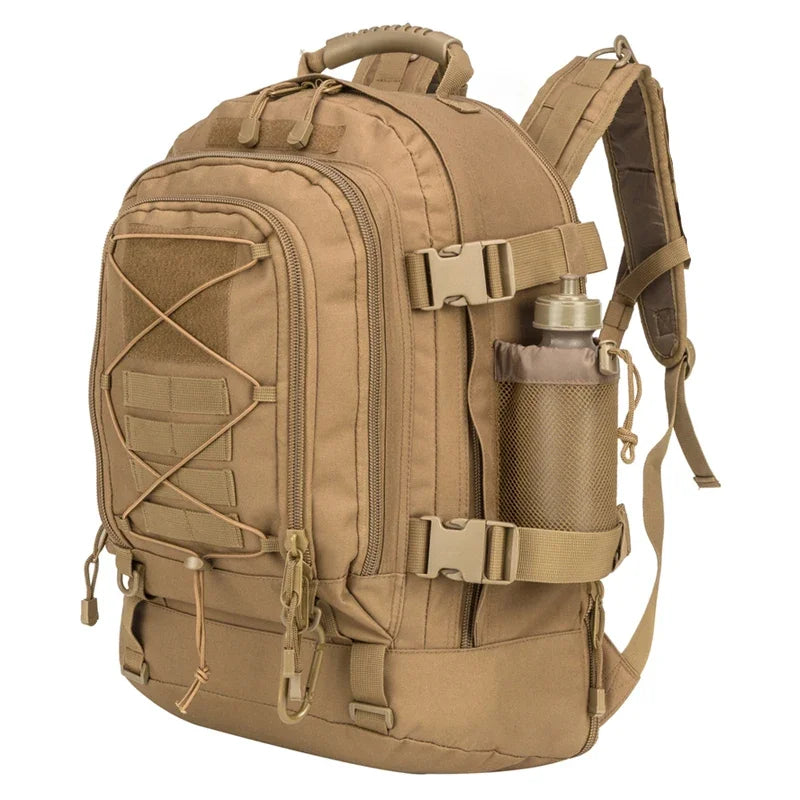QCN Tactical Military Backpack For Outdoor Travel Hiking Camping Unisex Survival Gear