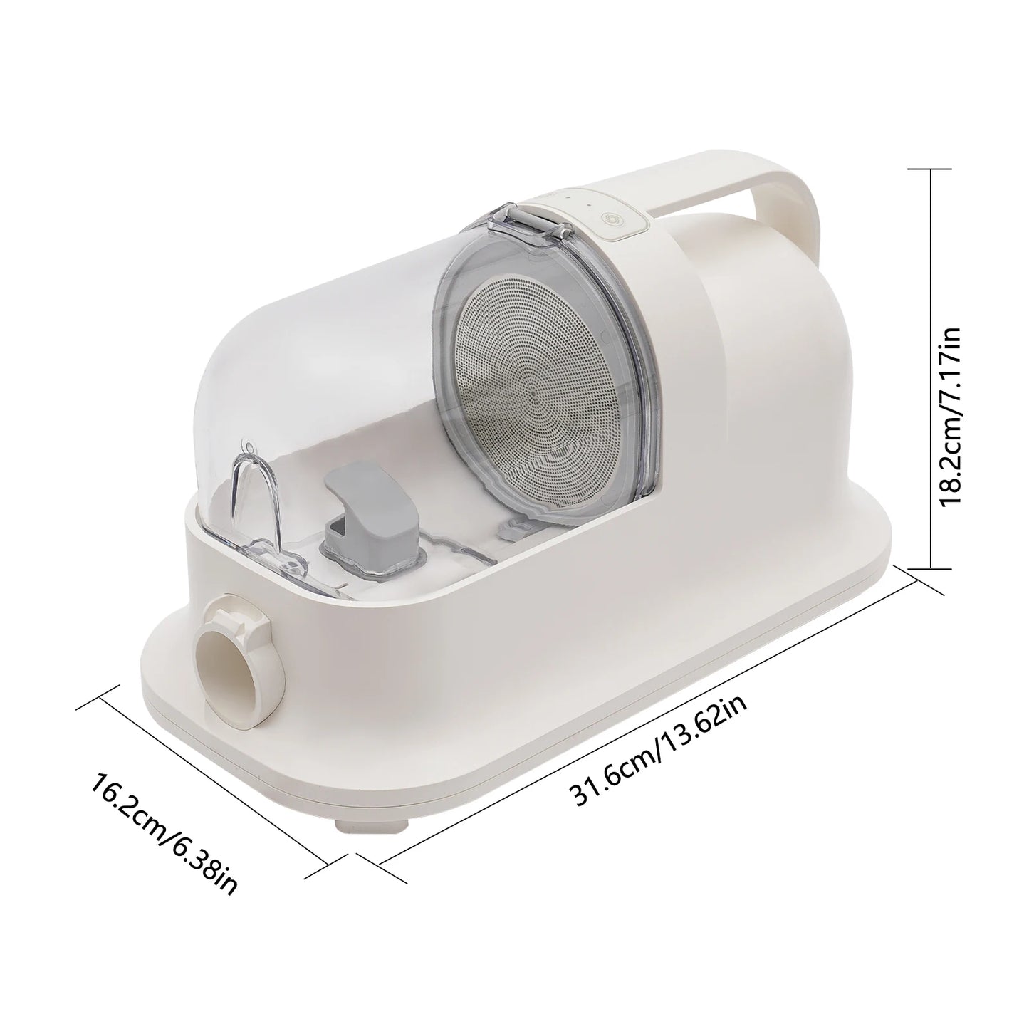 Pet Hair Grooming Tool Set Shaving Combing And 11800pa Suction Low Noise Hair Trimmer Three-in-One Pet Hair Grooming Tool