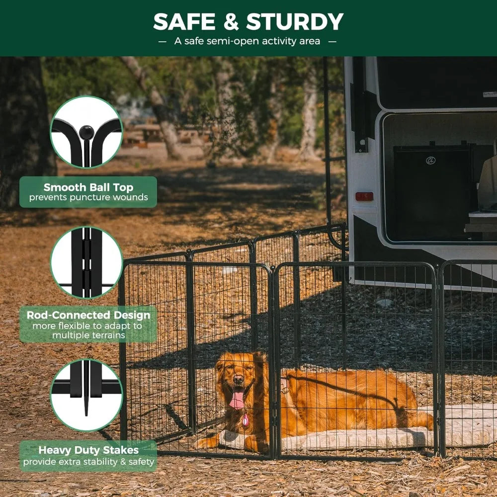 Durable Heavy Duty Dog Fence For Yard And RV Camping