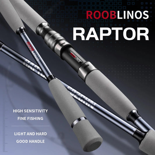 Rooblinos Raptor II Pro Boat Fishing Rod Casting Spinning Saltwater Rod Two Section