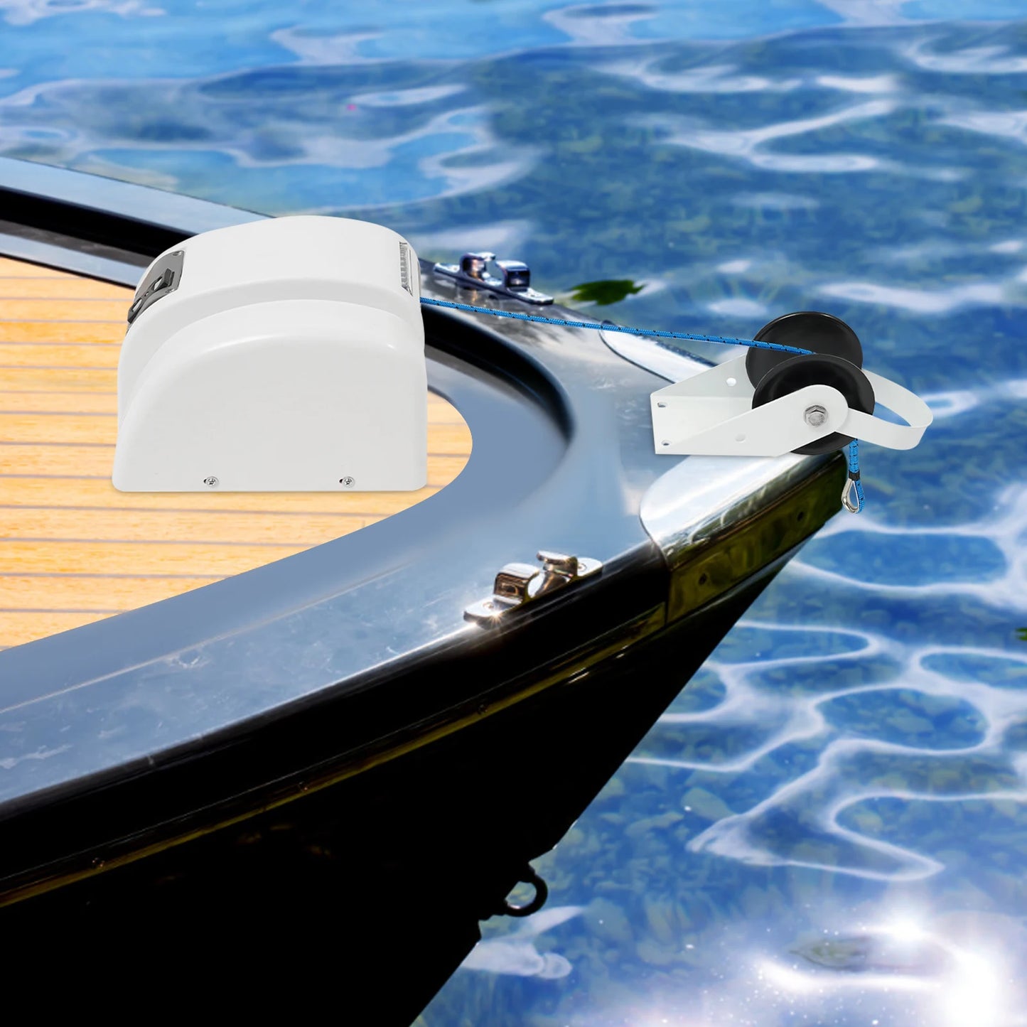 12V Boat Electric Anchor Winch With Remote Wireless Control