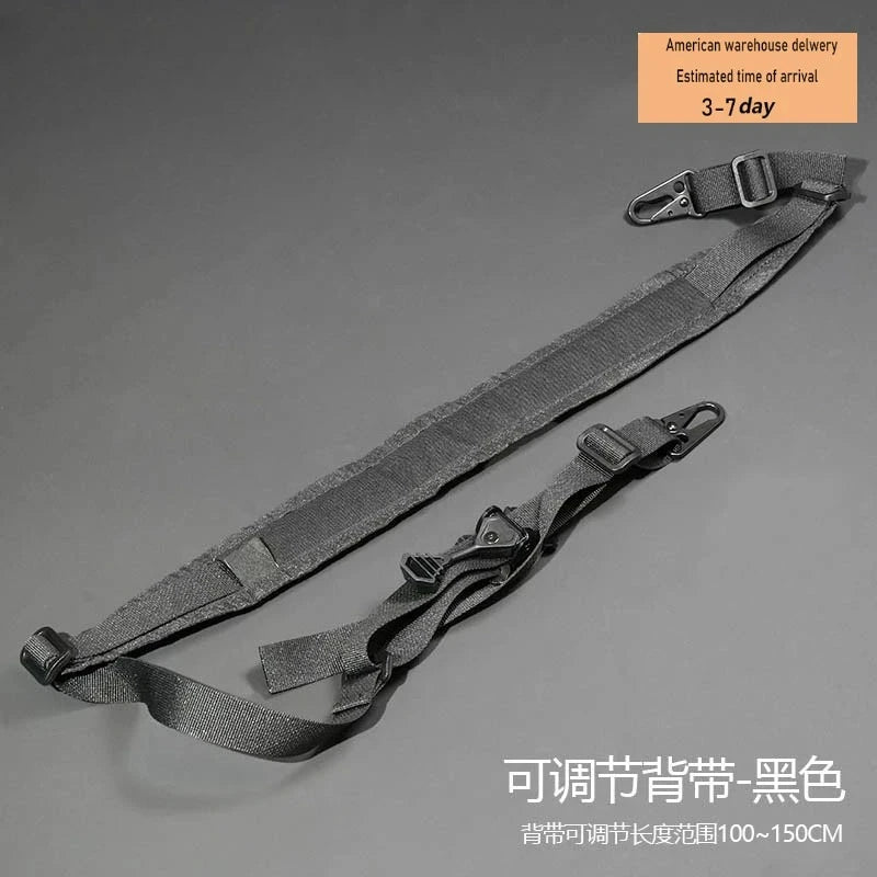 Tactical Rifle Sling Modular Strap Removable 2 Point / 1 Point 2.25" Padded Slingster Combat Shooting Hunting Accessories
