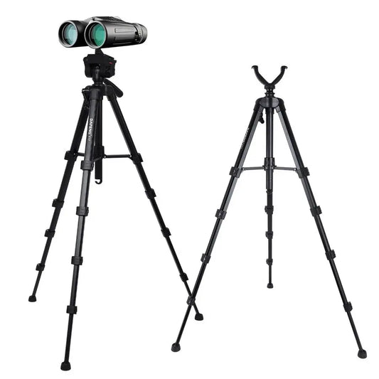 70 Binocular Tripod with Adapter,Shooting Tripod Hunting Rest V Yoke Stand,Compatible with Spotting Scope Monocular Astronomical