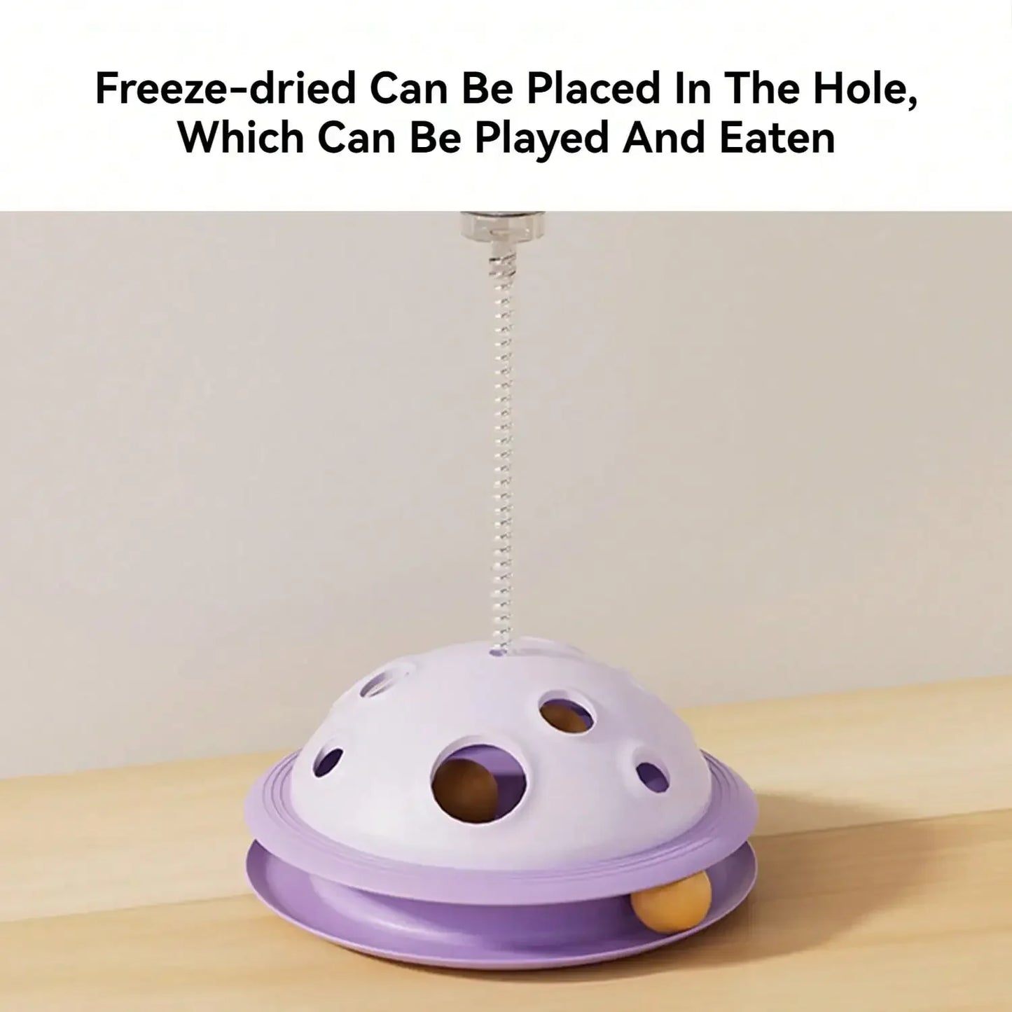 Planet 360 Degree Rotating Digging Snack Dispenser Toy For Cats