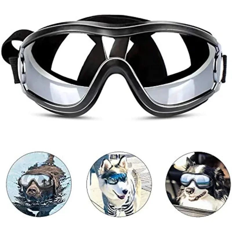 Dog Goggles With Adjustable Strap For Outdoor Travel And Skiing