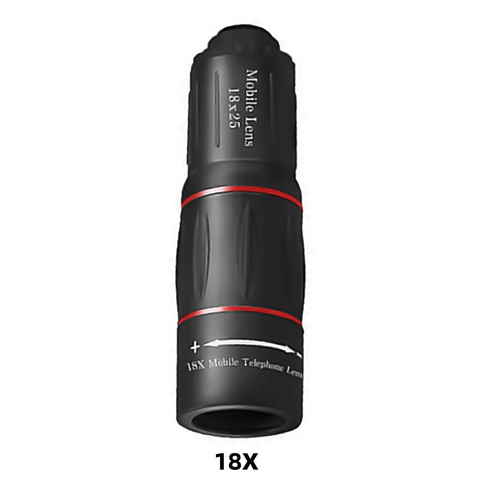 18/28/36X HD Telescope Lens Universal Zoom Phone Camera Telephoto Lens Optical Telescope Lens for Camping Hunting Sports