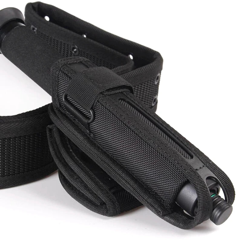 New Tactical Nylon Baton Holster Hunting 360 Degree Rotating Baton Pouch Bag Airsoft Magazine Organizer Pouch