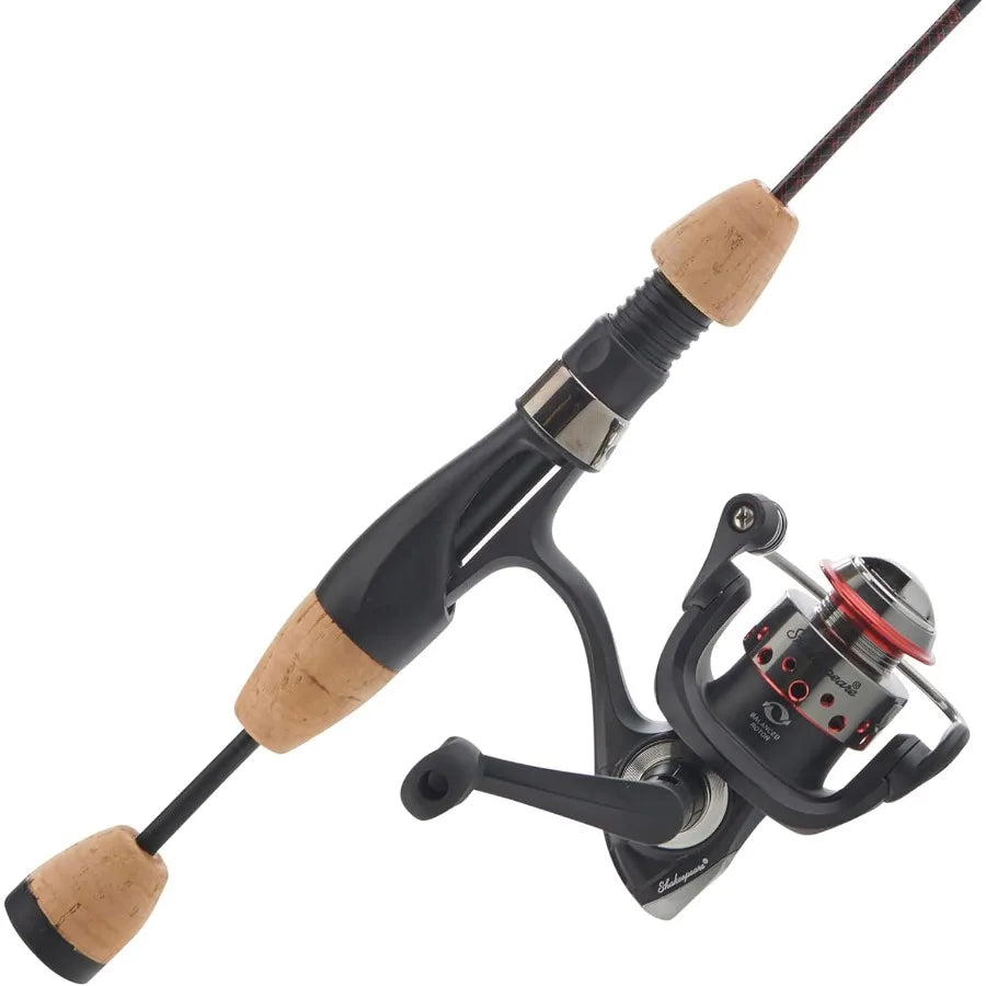 Elite Ice Spinning Reel and Fishing Rod Combo for Winter Ice Fishing Durable Lightweight Design with High Sensitivity