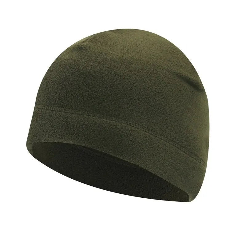 Men Polar Fleece Cap Winter Warm Outdoor Sports Skiing Cycling Hat Windproof Soft Beanie Cap Women Ski Bike Hat