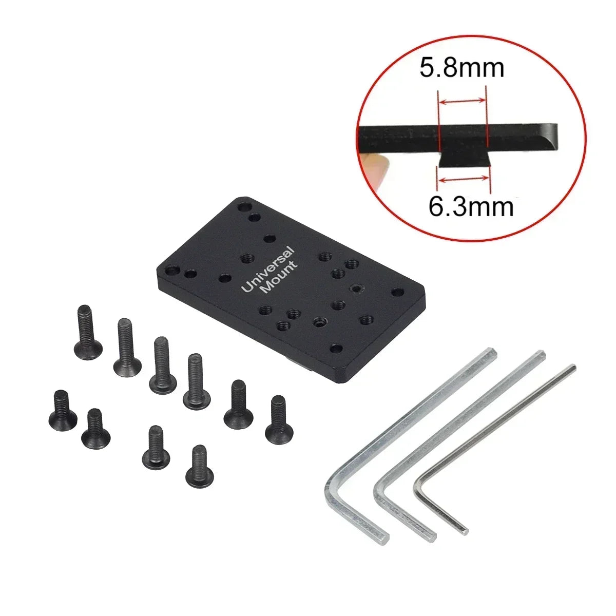 Red Dot Sight NYLON METAL Reflex Sights Scope with Picatinny and G-Mount for Glock17 Airsoft Rifle Handgun Hunting G17 G19 Sight