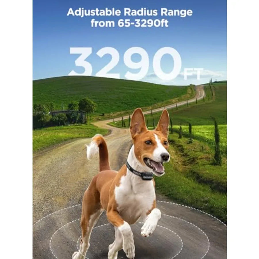 Wireless Dog Fence GPS Collar With Real Time Signal Updates