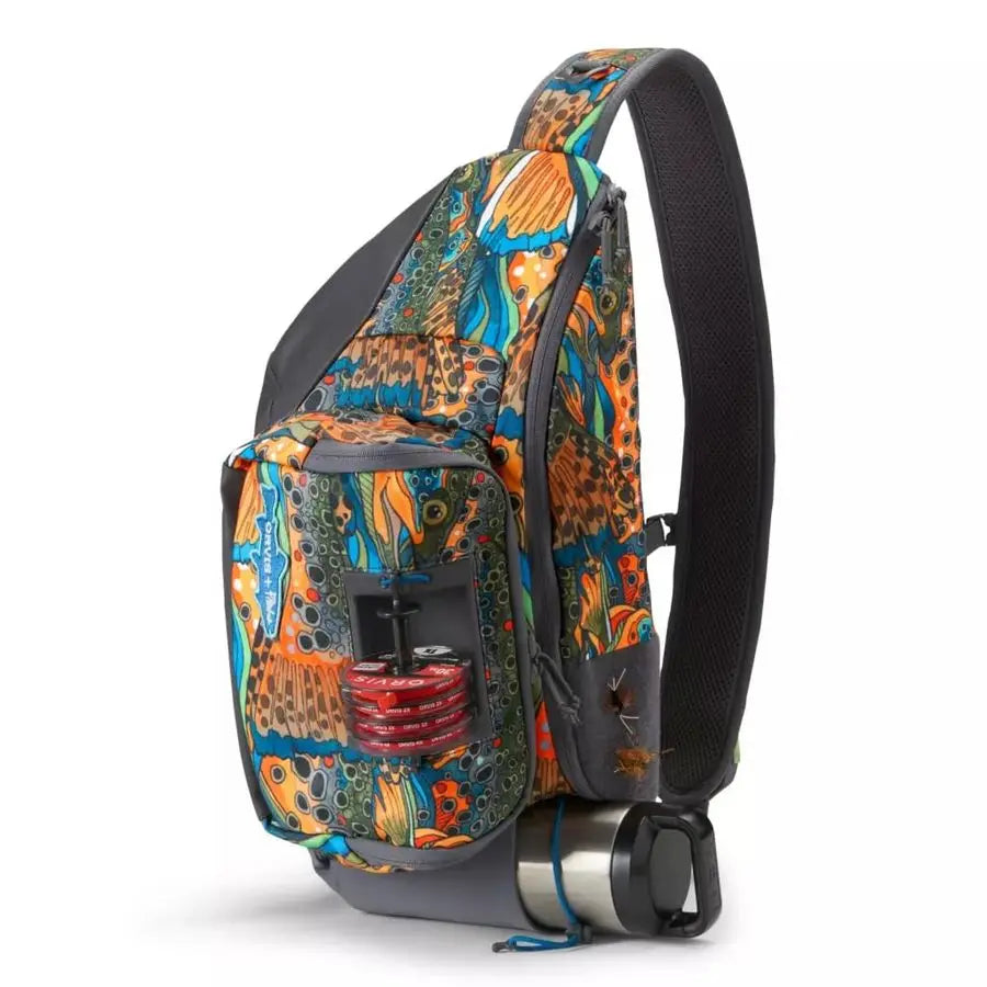 XMSJ Fly Fishing Sling Pack Easy Reach Single Strap Backpack