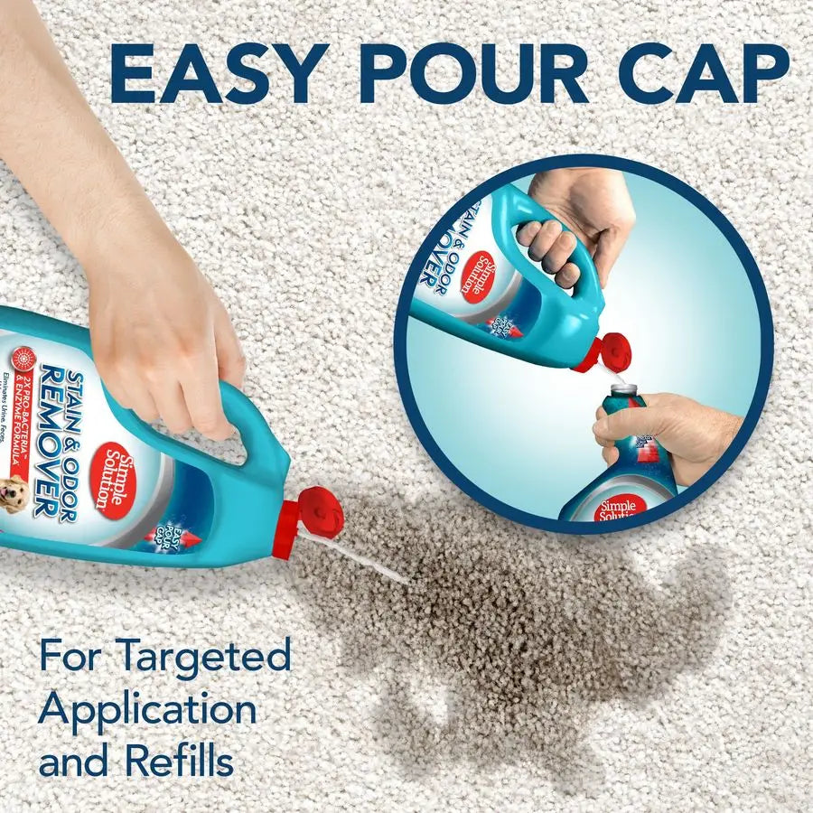 Pet Stain and Odor Remover for Cats and Dogs Enzyme