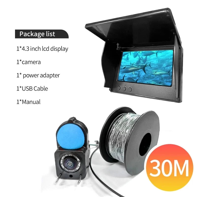 GUANMOU Portable Underwater Fishing Camera With Infrared Night Vision