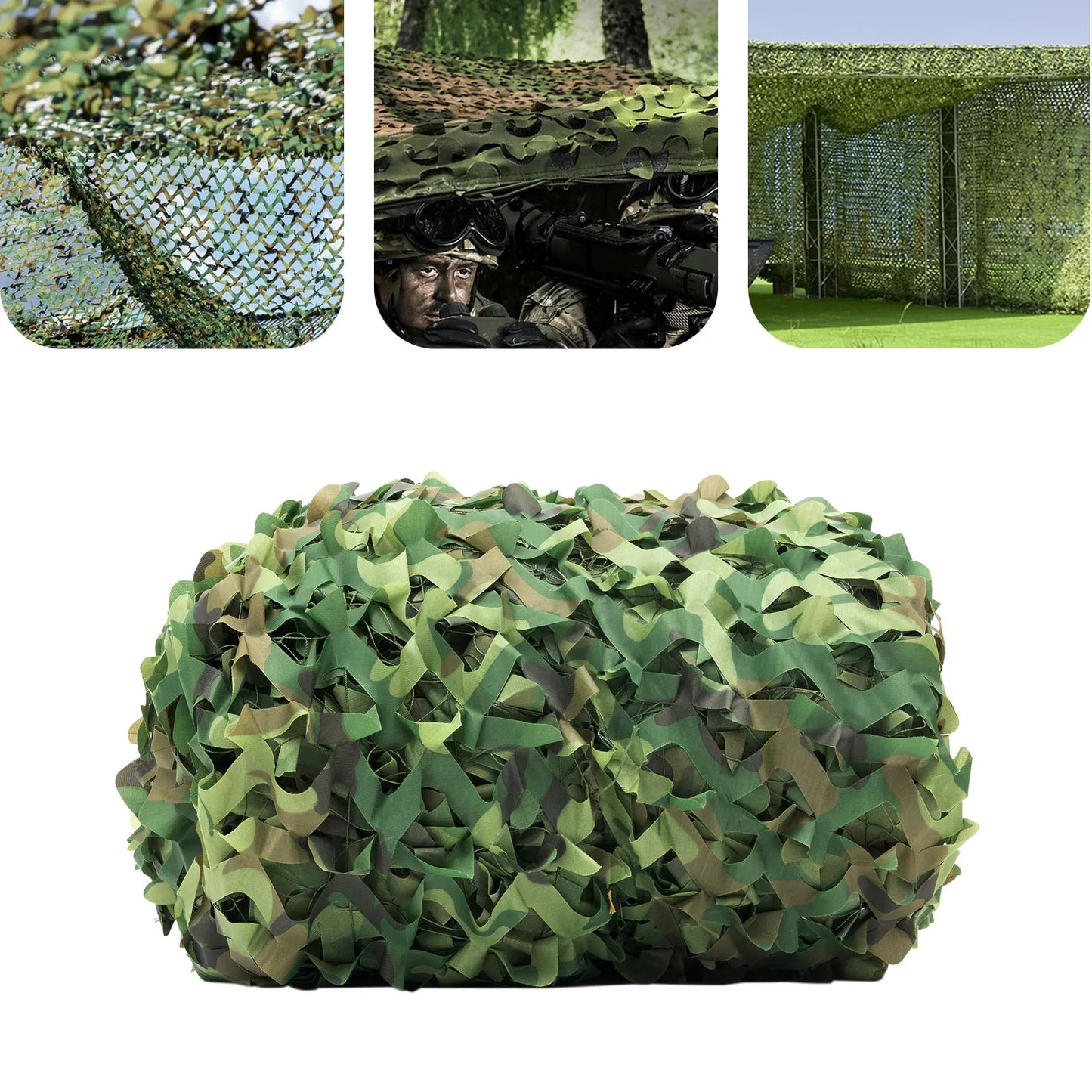 8x8m Camouflage Netting,Outdoor Camping Sunshade, Mesh Camo Net for Camping,Hunting,Military Activities,CS Games