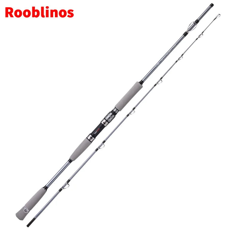 Rooblinos Raptor II Pro Boat Fishing Rod Casting Spinning Saltwater Rod Two Section