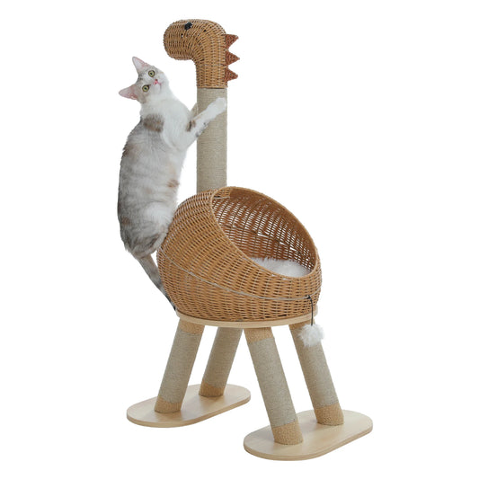 PAWZ Road Dinosaur Cat Tree Tower Sisal Scratching Post