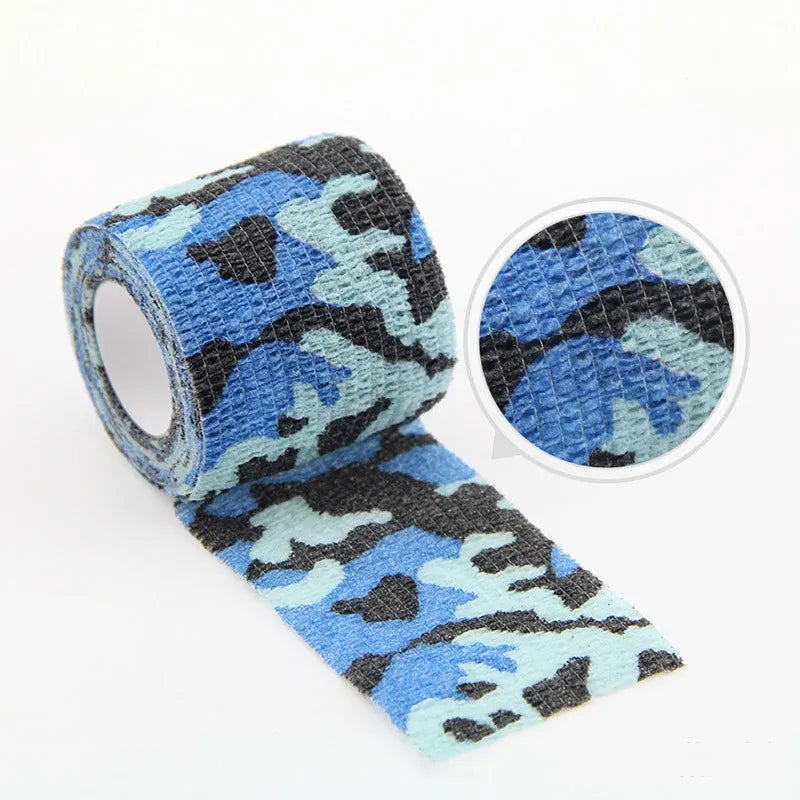 1pc Camouflage Invisible Tape Camo Form Reusable Self Cling Camo Hunting Rifle  Fabric Tape Wrap Outdoor Camping Accessories