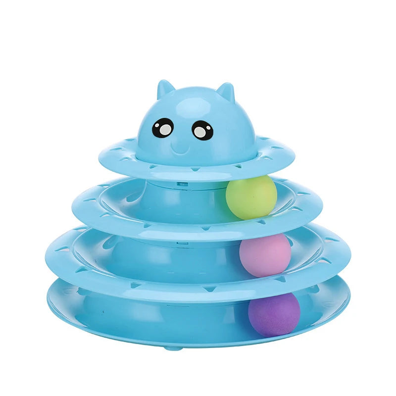 KYJGCN Interactive Cat Toy Tower With Laser Catnip