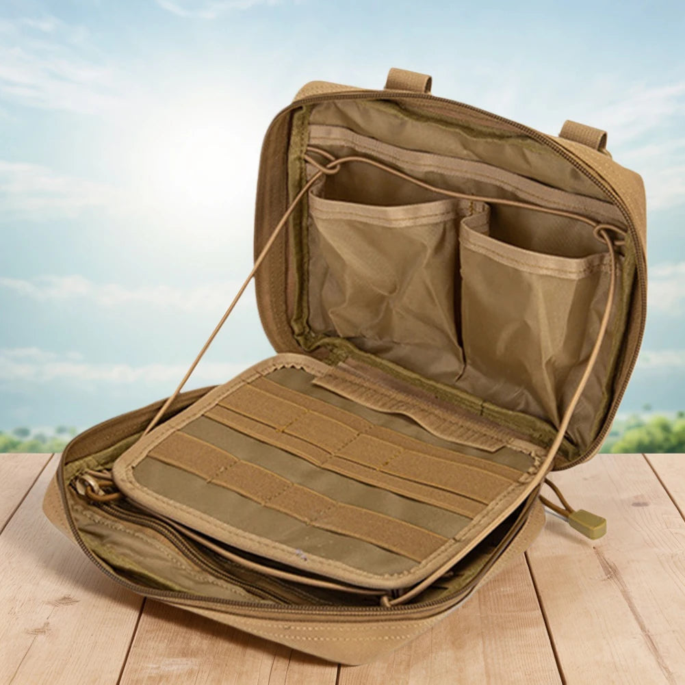 Edc Organizer Tool Pouch Multi Purpose Emergency Tools Pack Multi Pockets Camping Survival Belt Pack For Outdoor Sports